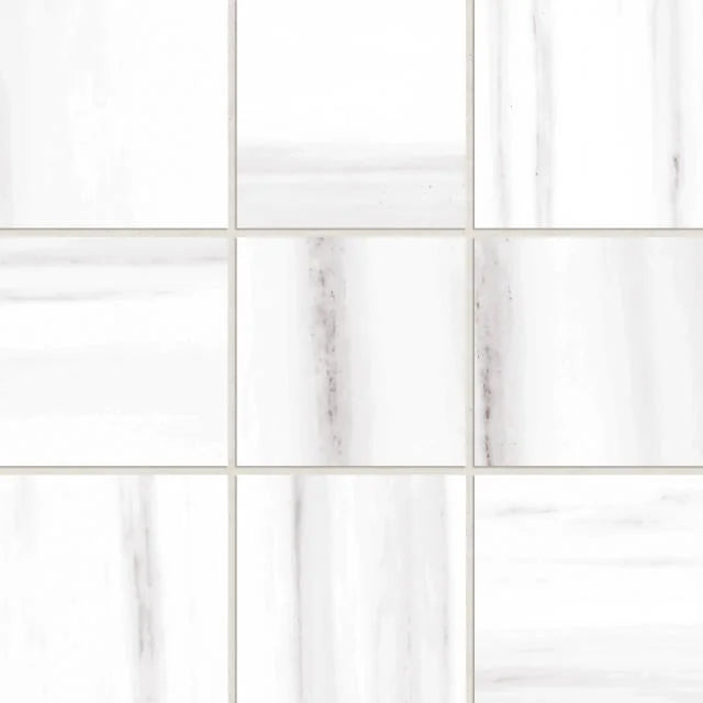 Prati Dolomite 4x4 Honed Marble Mosaic