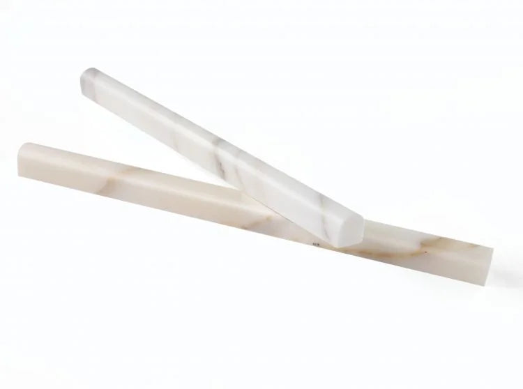 Precious Stone Calacatta Gold 0.75x12 Pencil Polished Marble Trim