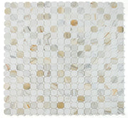 Precious Stone Calacatta Gold 11.75x11.75 Octagon Marble Mosaic