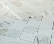 Precious Stone Calacatta Gold 2x2 Clipped Marble Mosaic