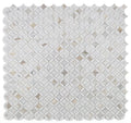 Precious Stone Embrace Calacatta Gold 2x2 Marble Mosaic