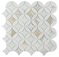 Precious Stone Embrace Calacatta Gold 2x2 Marble Mosaic