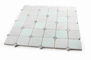 Precious Stone Milky White 11.75x11.75 Clipped Honed Marble Mosaic