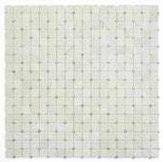 Precious Stone Milky White 11.75x11.75 Clipped Honed Marble Mosaic