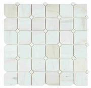 Precious Stone Wooden White 11.75x11.75 Clipped Honed Mosaic