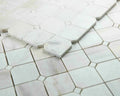 Precious Stone Wooden White 11.75x11.75 Clipped Honed Mosaic