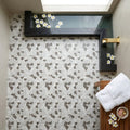 Predella Pebble Marble Mosaic in Reverent Taupe Blend, 12"x12" 12x12_sheet — Spa spa interior