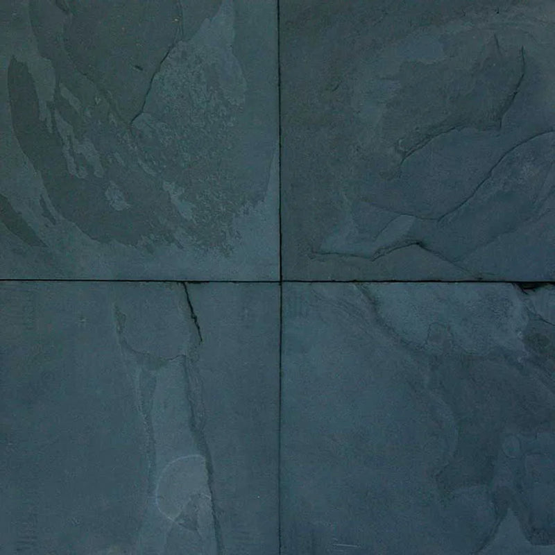 Premium Black 12x12 Gauged Slate Tile