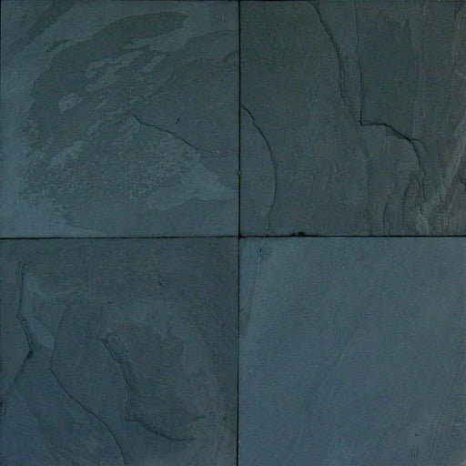 Premium Black 16x16 Gauged Slate Tile
