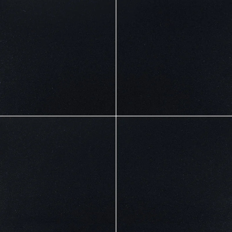 Premium Black 12x12 Polished Granite Tile