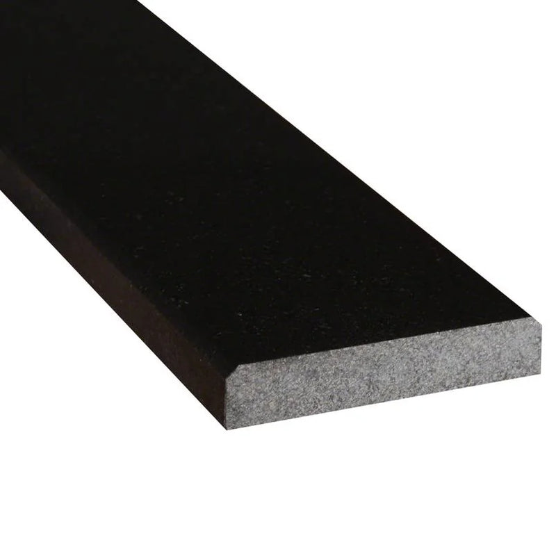 Premium Black 4x36 Bevel Threshold Polished Granite Trim