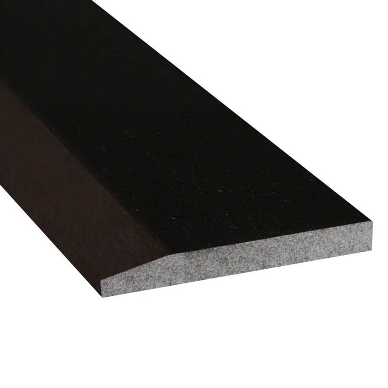 Premium Black 4x36 Single Hollywood Threshold Polished Granite Trim