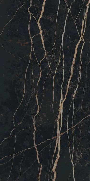 Prexious Thunder Night 12x24 Glossy Porcelain Tile