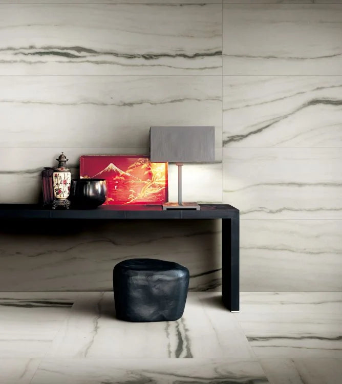 Prexious White Fantasy 12x24 Matte Porcelain Tile