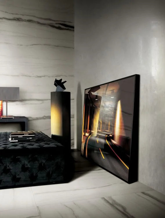 Prexious White Fantasy 24x48 Glossy Porcelain Tile