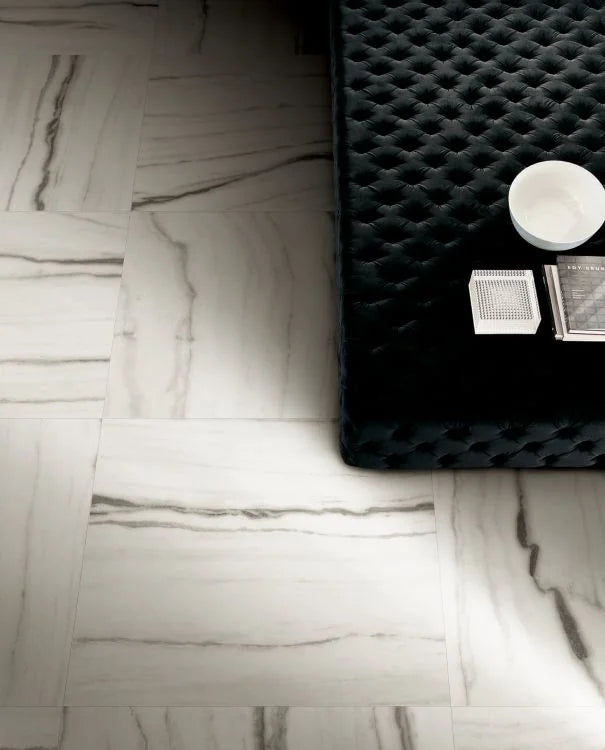 Prexious White Fantasy 24x48 Matte Porcelain Tile