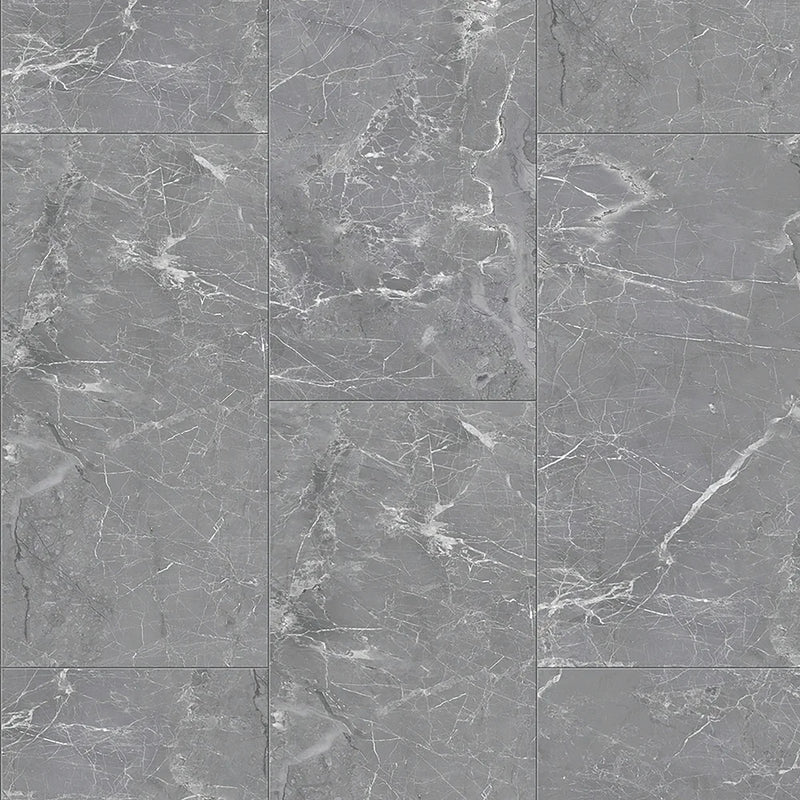 Prime Specimens Palace Gray 12x24 2.5mm Modern Marble Look Glue Down LVT Flooring