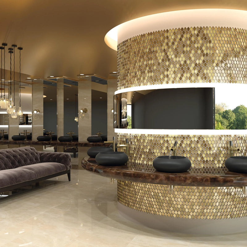 Princess 9.45x11.42 Glass Mosaic