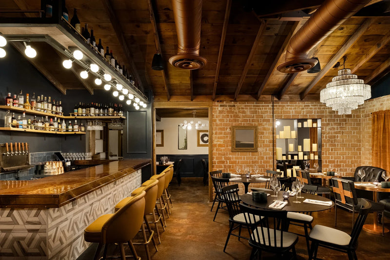 Prism Crema/Sky Honed Mesh Pattern Marble Mosaic