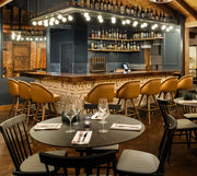 Prism Crema/Sky Honed Mesh Pattern Marble Mosaic