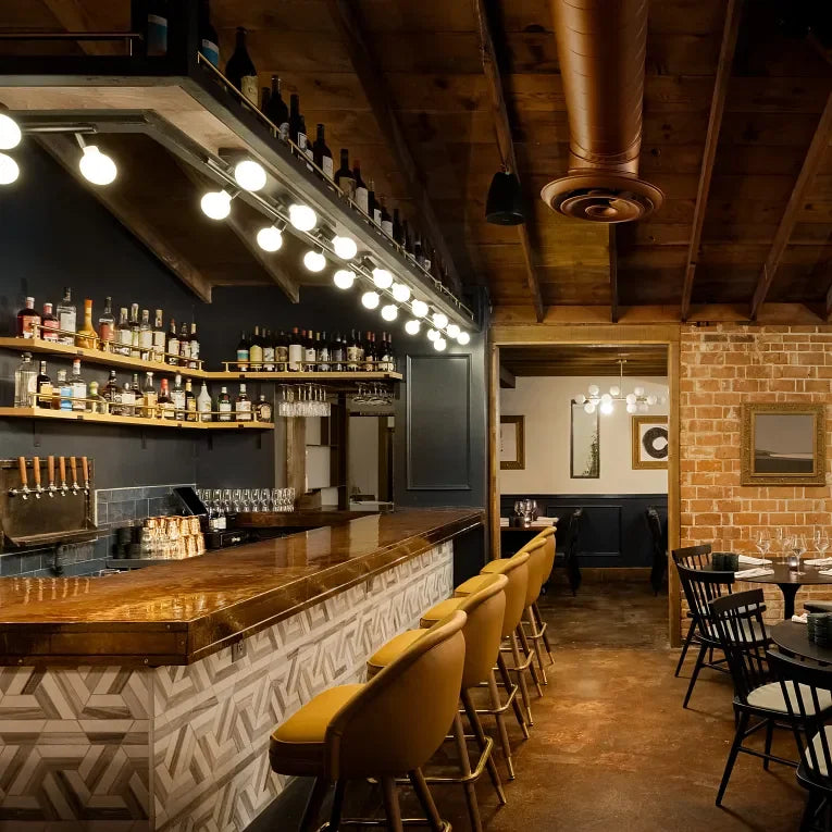 Prism Crema/Sky Honed Mesh Pattern Marble Mosaic