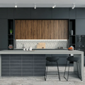 Prism Crema/Sky Honed Mesh Pattern Marble Mosaic