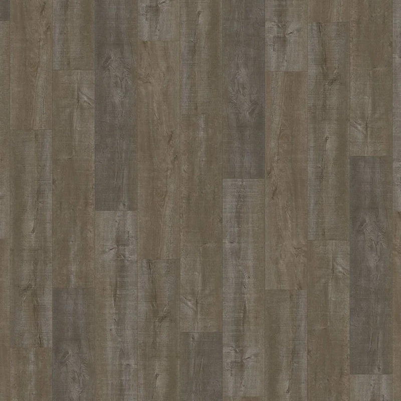 Project Plus Brown Sawn 7x48 2.0mm 12mil Glue Down LVT Flooring
