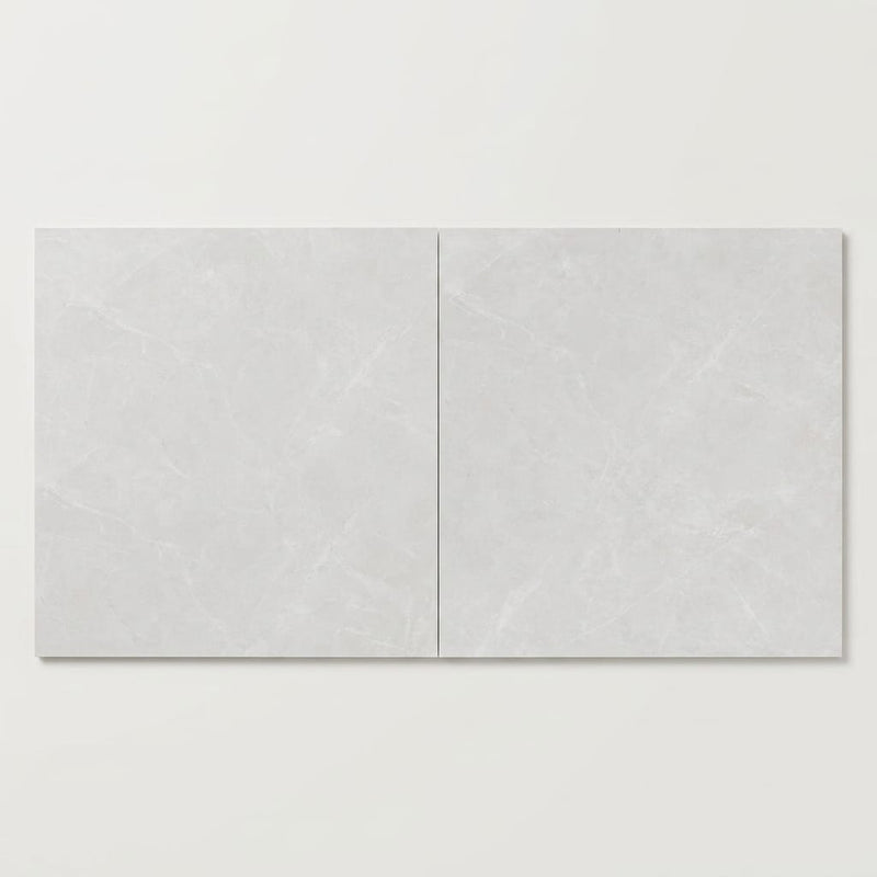 Puccini Blanco 24x24 Matte Marble Look Porcelain Tile close-up