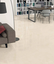 Puccini Marfil 24x24 Polished Marble Look Porcelain Tile