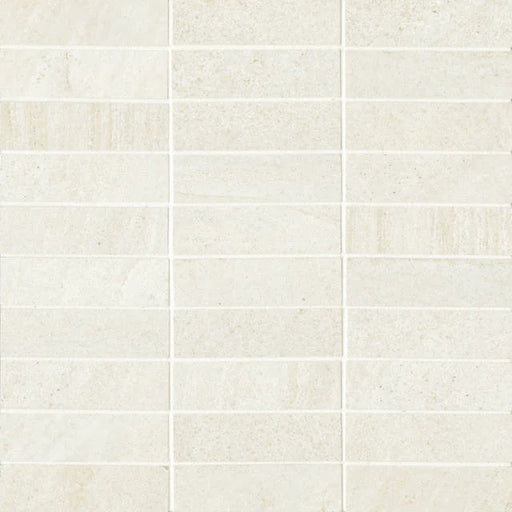 Purestone Bianco 12x12 1x4 Natural Glass Mosaic