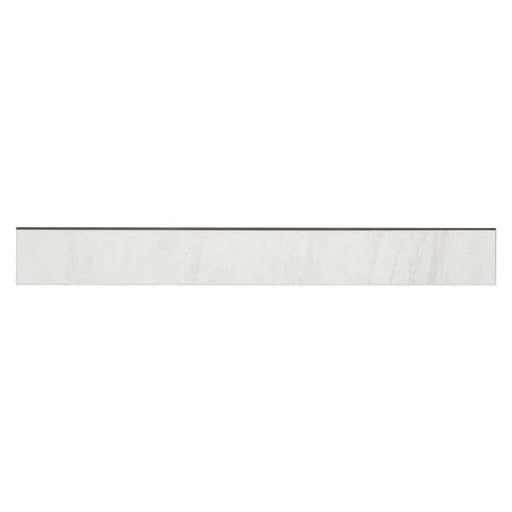 Purestone Bianco 24x3 Bullnose Battiscopa Porcelain Trim
