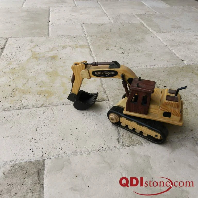 Ancient Castle 16x24 Tumbled Travertine Tile