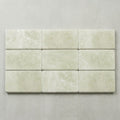 QDI Light 6x12 Tumbled Travertine Single Bullnose Pool Coping close-up