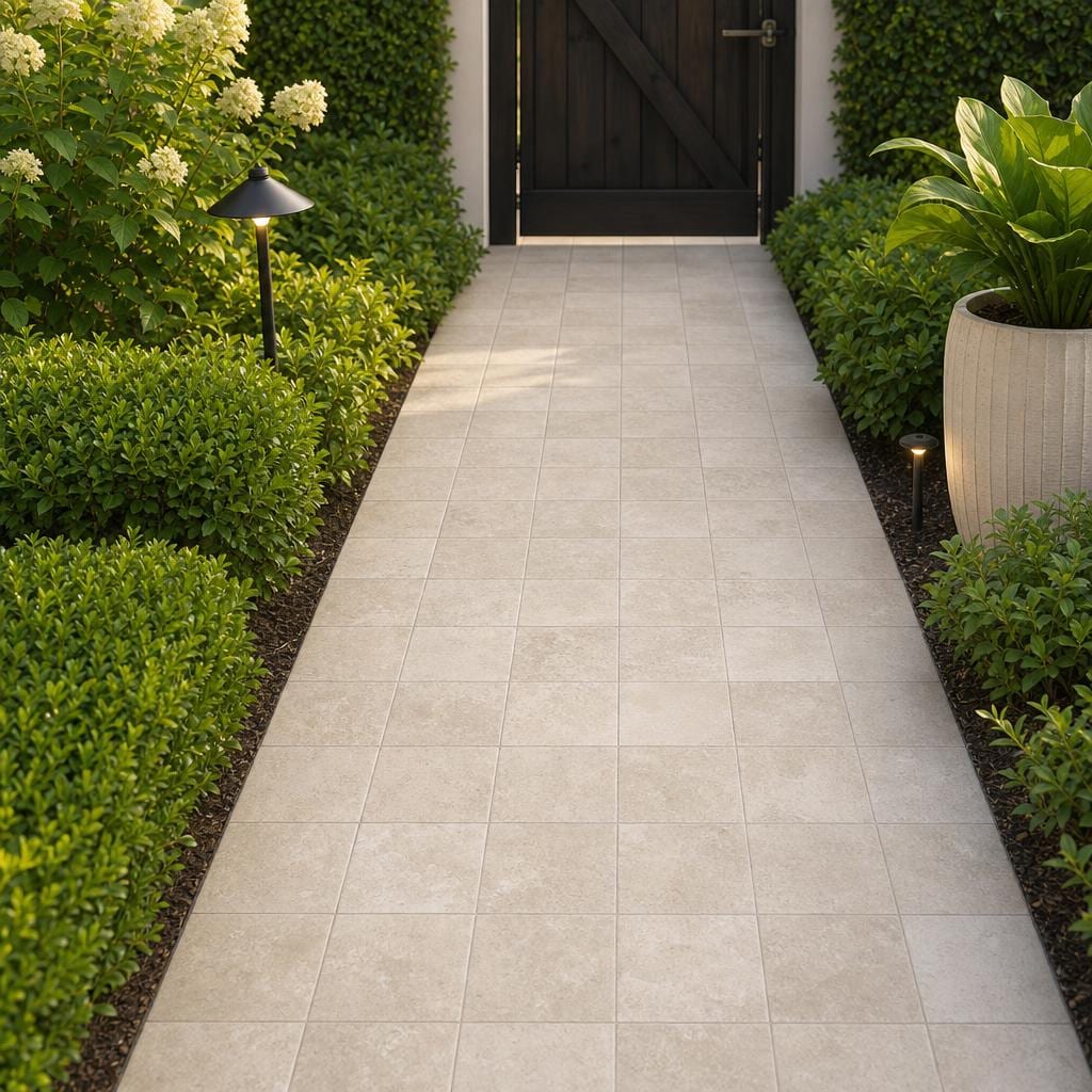 QDI Travertine Paver Light 6x6 Tumbled 1.25 inch — Solidshape