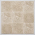 Qdi Light Travertine Tile 12x12 Filled, Honed close-up