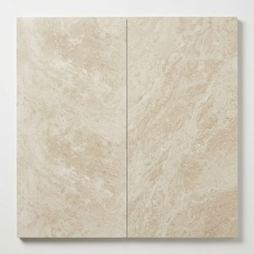 Qdi Light Travertine Tile 12x24 Filled, Honed close-up