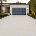QDI Pearl 12x24 Tumbled Marble Paver — Front Yard driveway