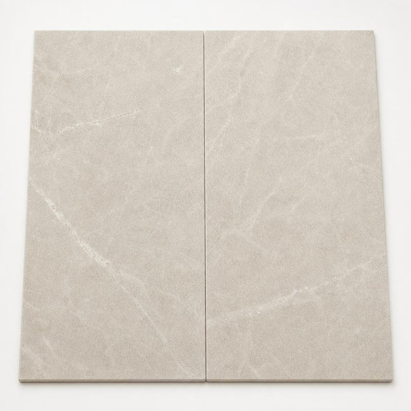 QDI Pearl 12x24x2 Sandblasted Marble Paver close-up