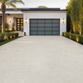 QDI Pearl 12x24x2 Tumbled Marble Paver — Front Yard driveway