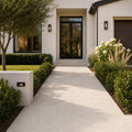QDI Pearl 12x24x2 Tumbled Marble Paver — Front Yard walkway
