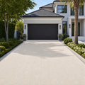 QDI Pearl 16x24 Sandblasted Marble Paver — Front Yard driveway