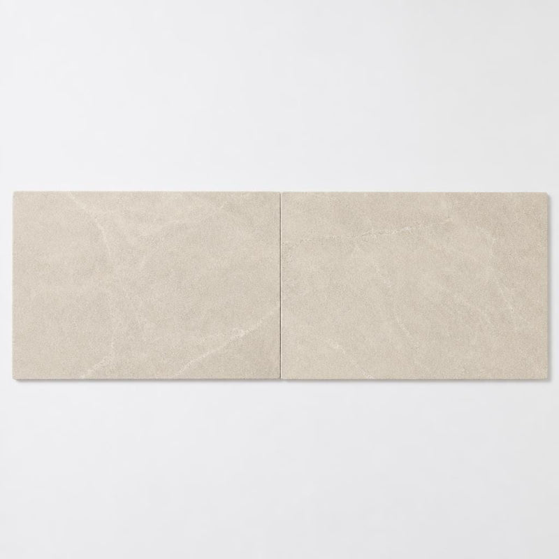 QDI Pearl 16x24 Tumbled Marble Paver close-up