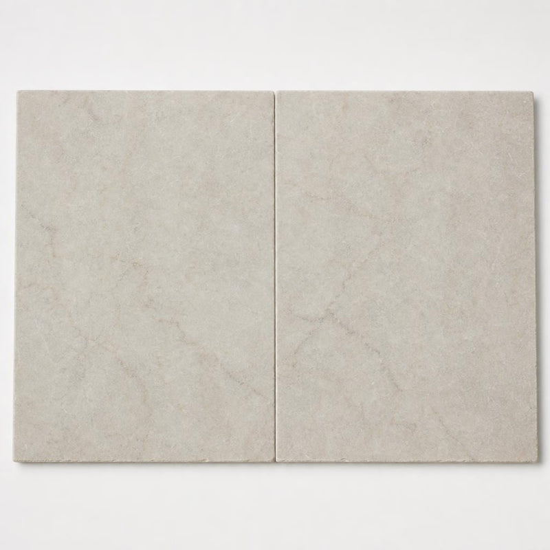 Qdi Pearl Marble Paver 16x24 Tumbled 1.25 inch close-up