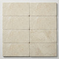 Qdi Pearl Marble Paver 6x12 Tumbled 1.25 inch close-up