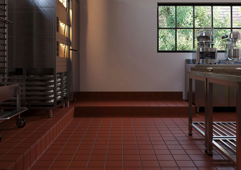 Quarry + Gray 6x6 Natural Ceramic Cove Base Tile