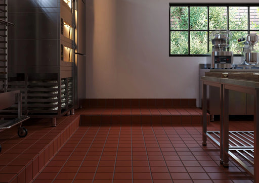 Quarry + Gray 6x6 Natural Ceramic Cove Base Tile