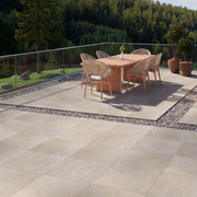 Quartz Beige 24x24 Matte Porcelain Paver