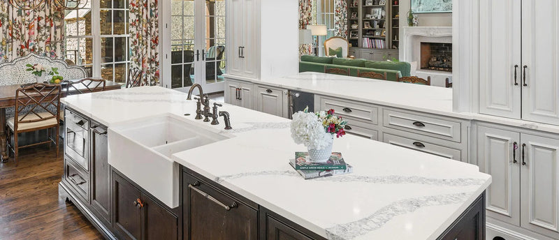 Quartz Calacatta Venice 3cm Polished Slab