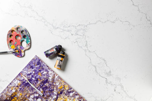 Quartz Carrara Sky 2cm Polished Slab