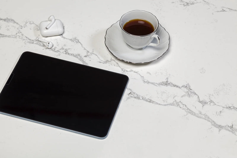 Quartz Carrara Sky 2cm Polished Slab